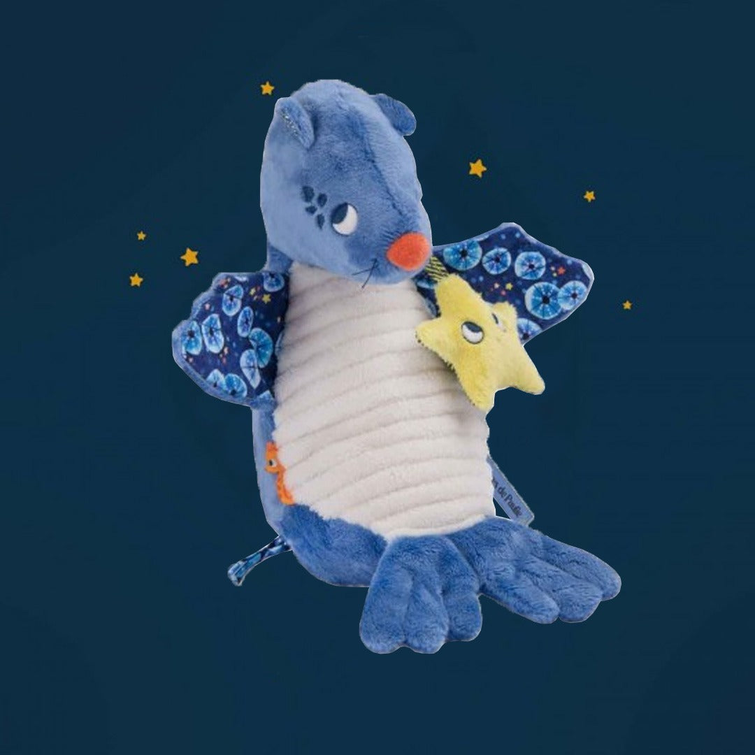 moulin roty lichtgevende knuffelzeeleeuw les aventures de paulie - 27 cm | 676041 | 1