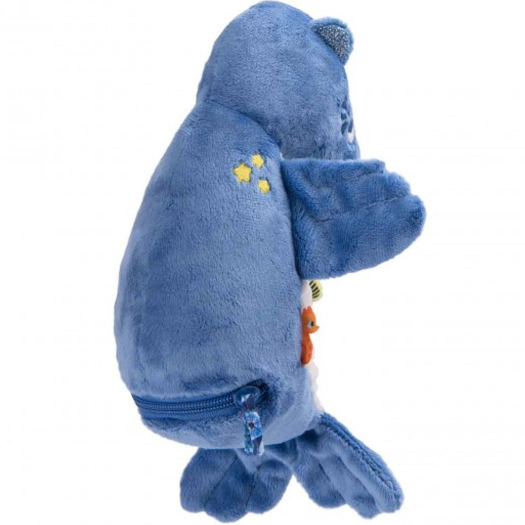 moulin roty lichtgevende knuffelzeeleeuw les aventures de paulie - 27 cm | 676041 | 4