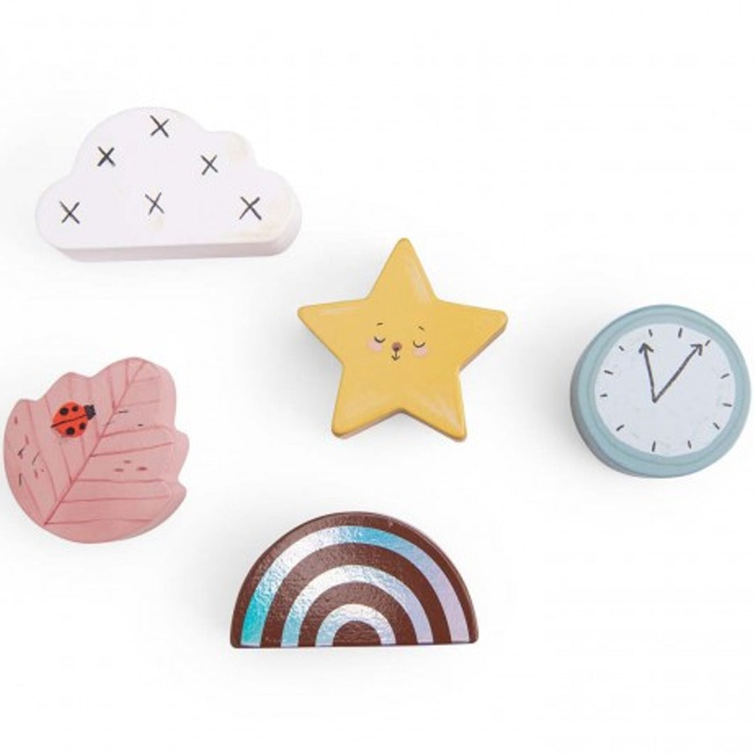 moulin roty sensorische puzzel après la pluie - 5st | 715125 | 1