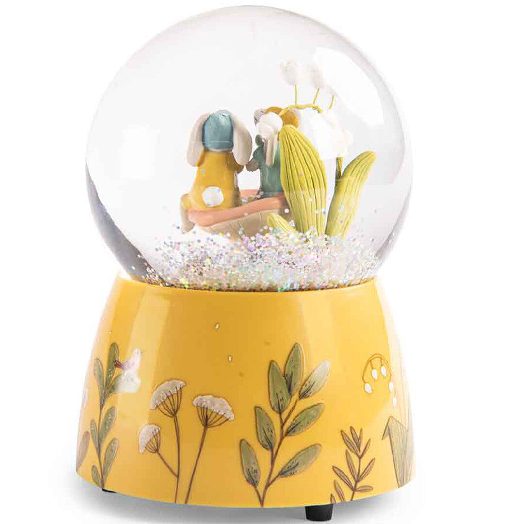 moulin roty sneeuwbol met muziek konijntjes | 678176 | 3