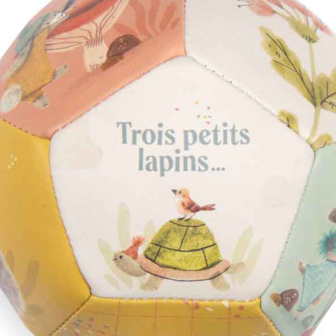 moulin roty speelbal trois petits lapins | 678510 | 3
