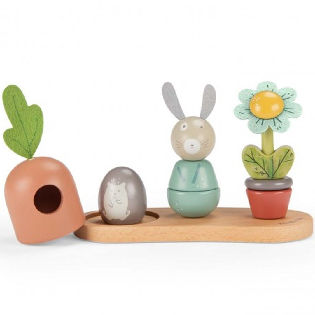 moulin roty stapeltorens trois petits lapins | 678111 | 1