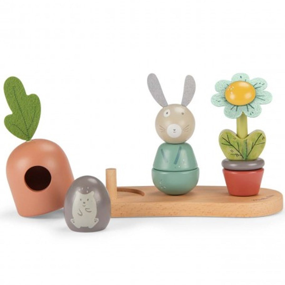 moulin roty stapeltorens trois petits lapins | 678111 | 2