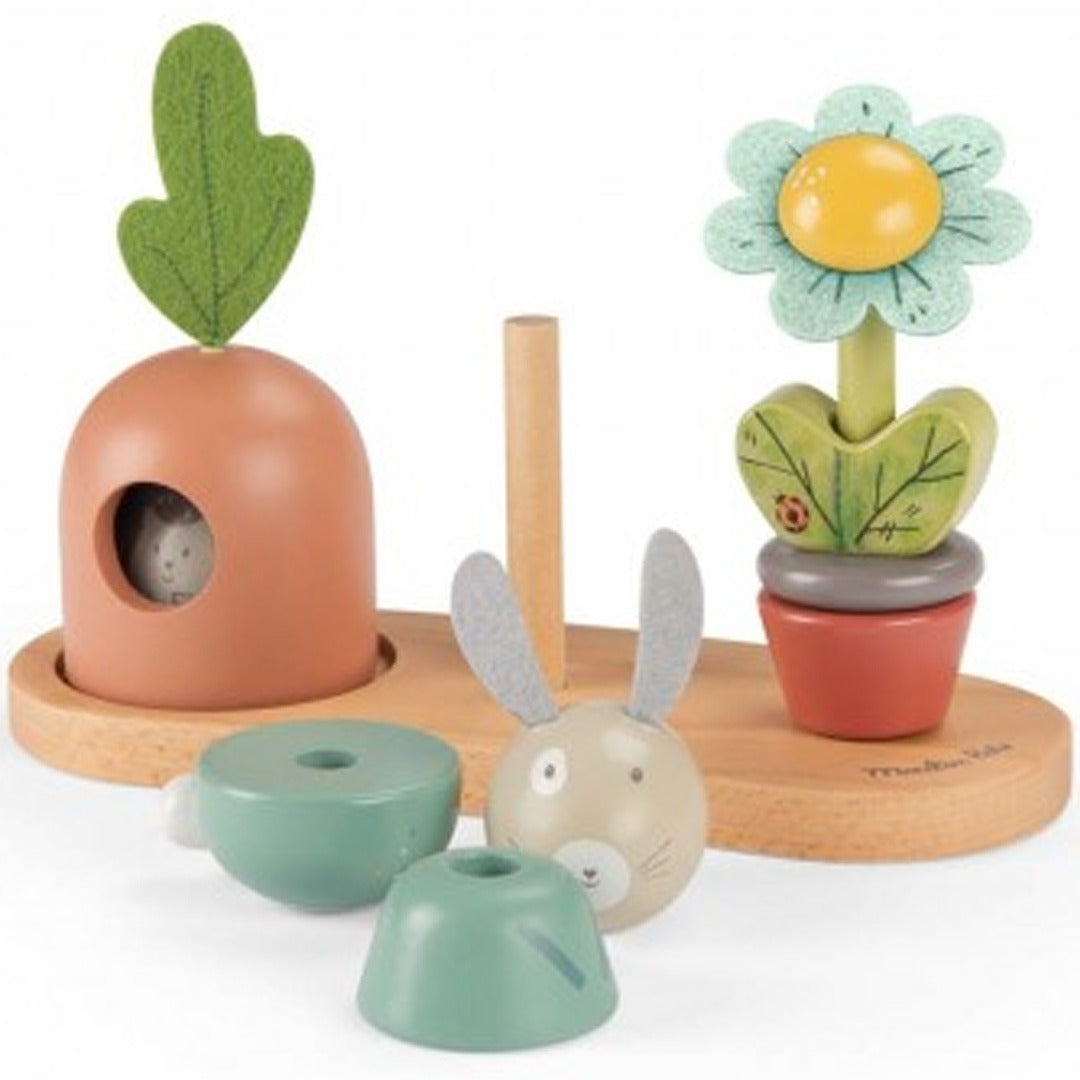 moulin roty stapeltorens trois petits lapins | 678111 | 4