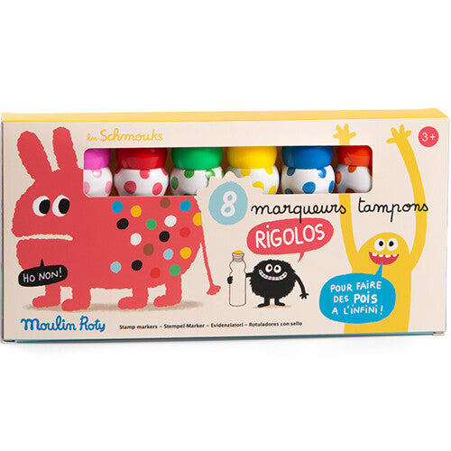 moulin roty stempelstiften - 8st   | 716601 | 1