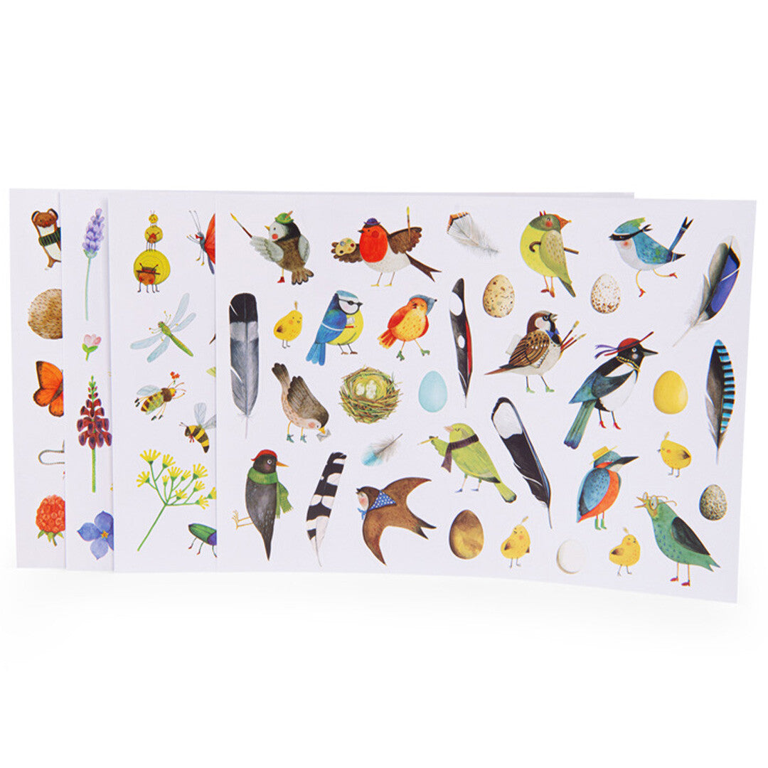 moulin roty stickerset de botanicus - 133st | 712187 | 1