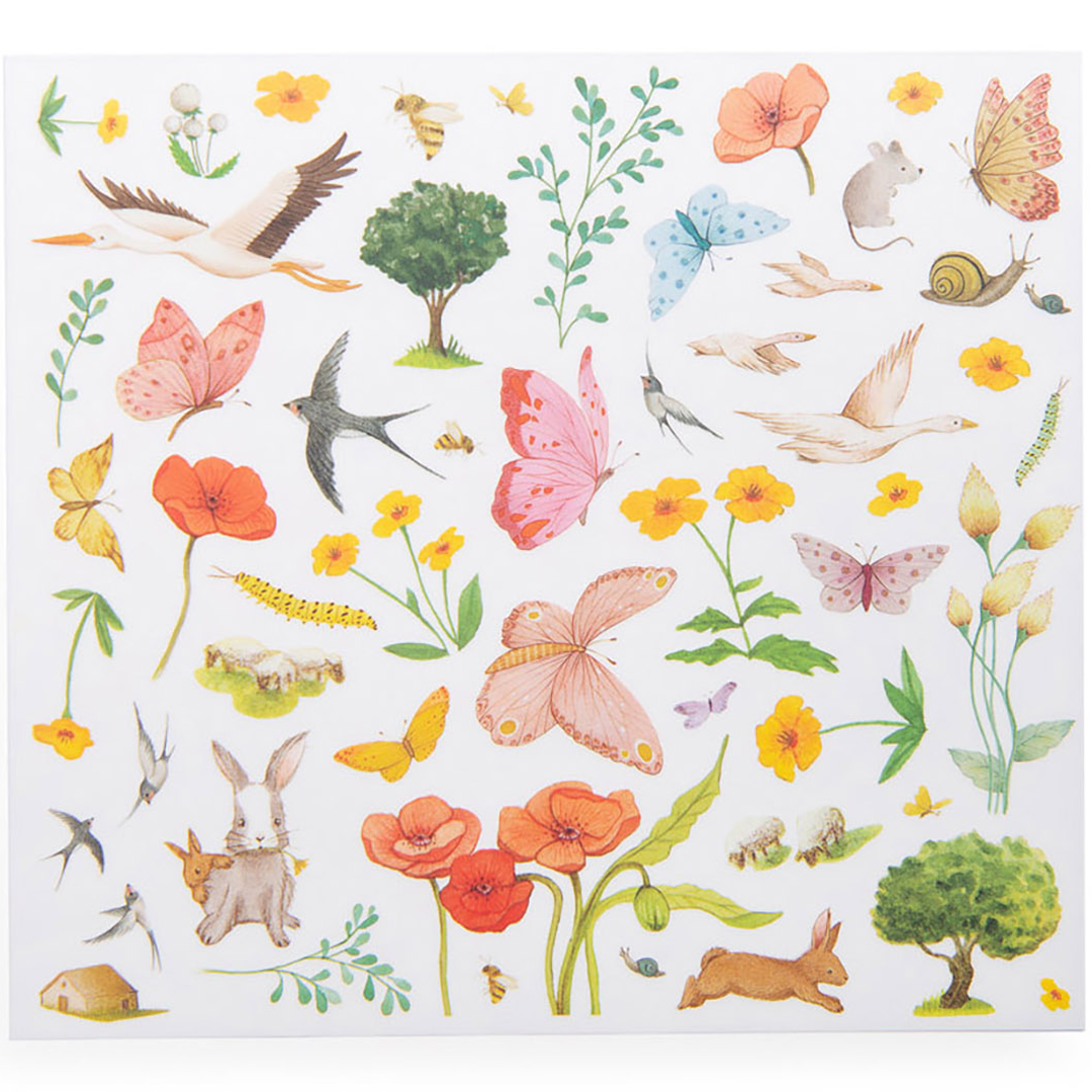 moulin roty transferstickers les rosalies | 710186 | 2