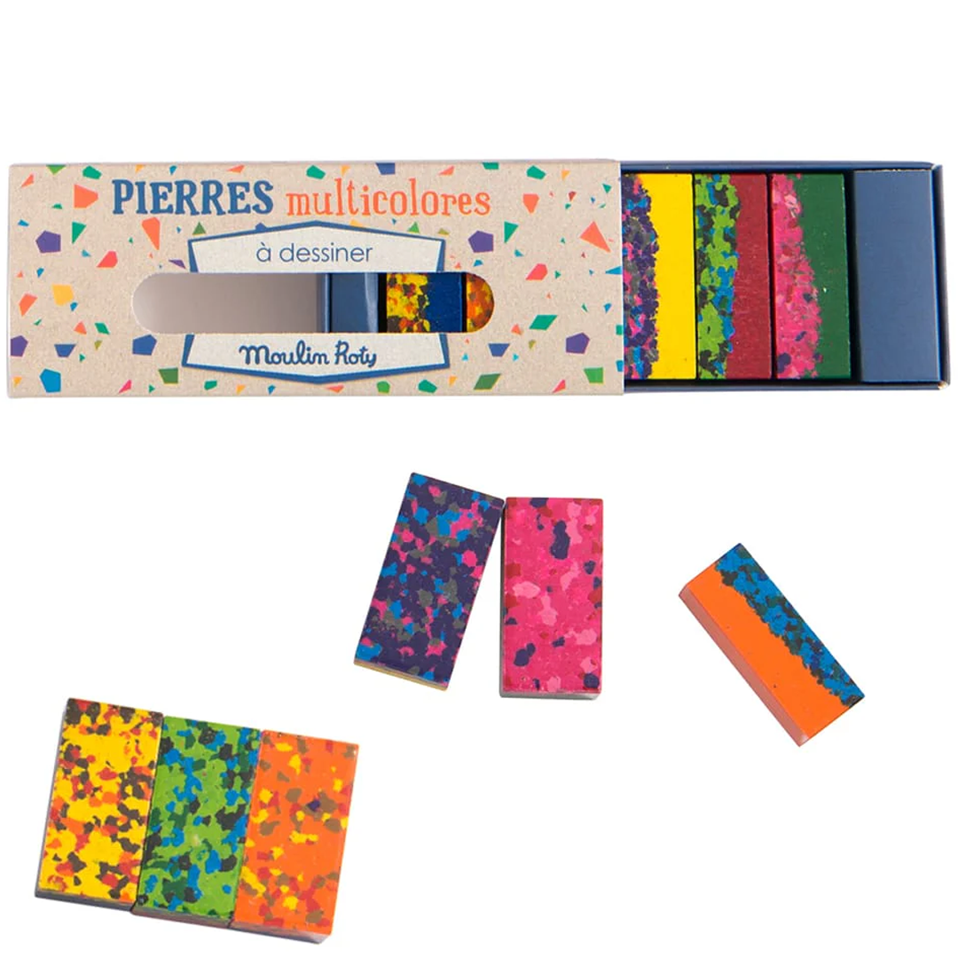 moulin roty waskrijtjes meerkleurig les petites merveilles - 6st | 711259 | 0