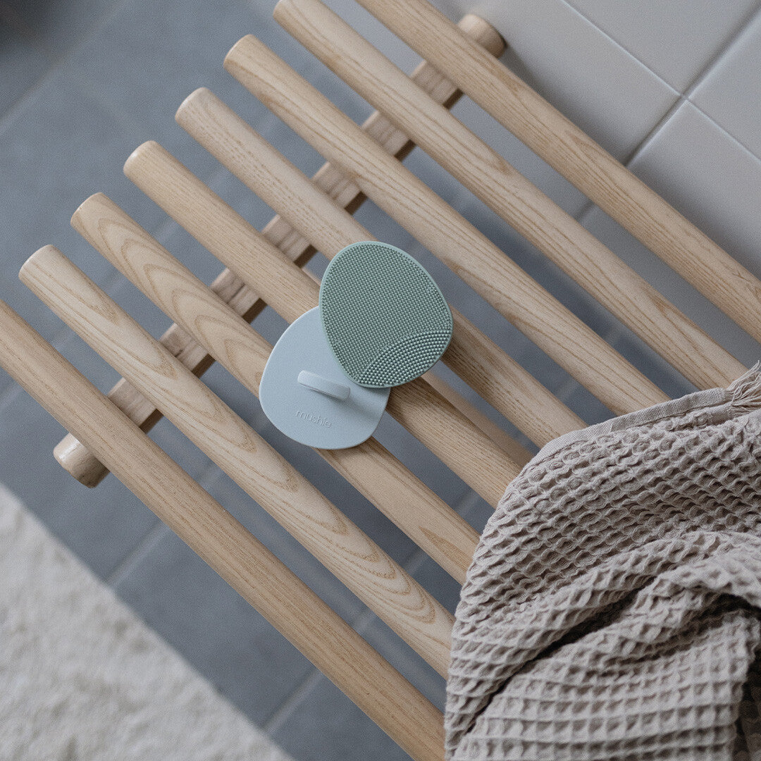 mushie babyborstel anti-berg - tradewinds - periwinkle - 2st | 70.709.03 | 1