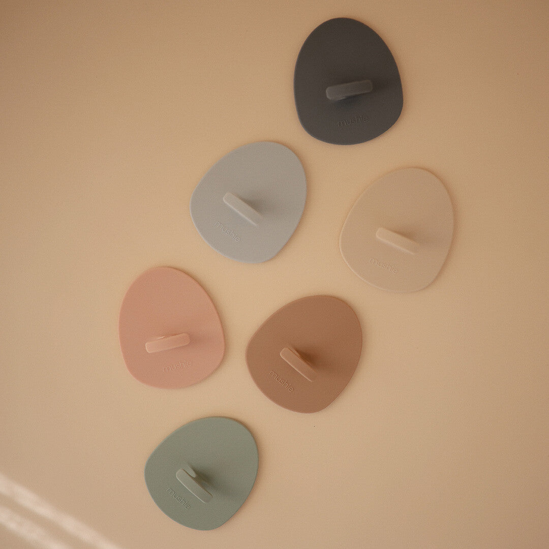 mushie babyborstel anti-berg - tradewinds - periwinkle - 2st | 70.709.03 | 3