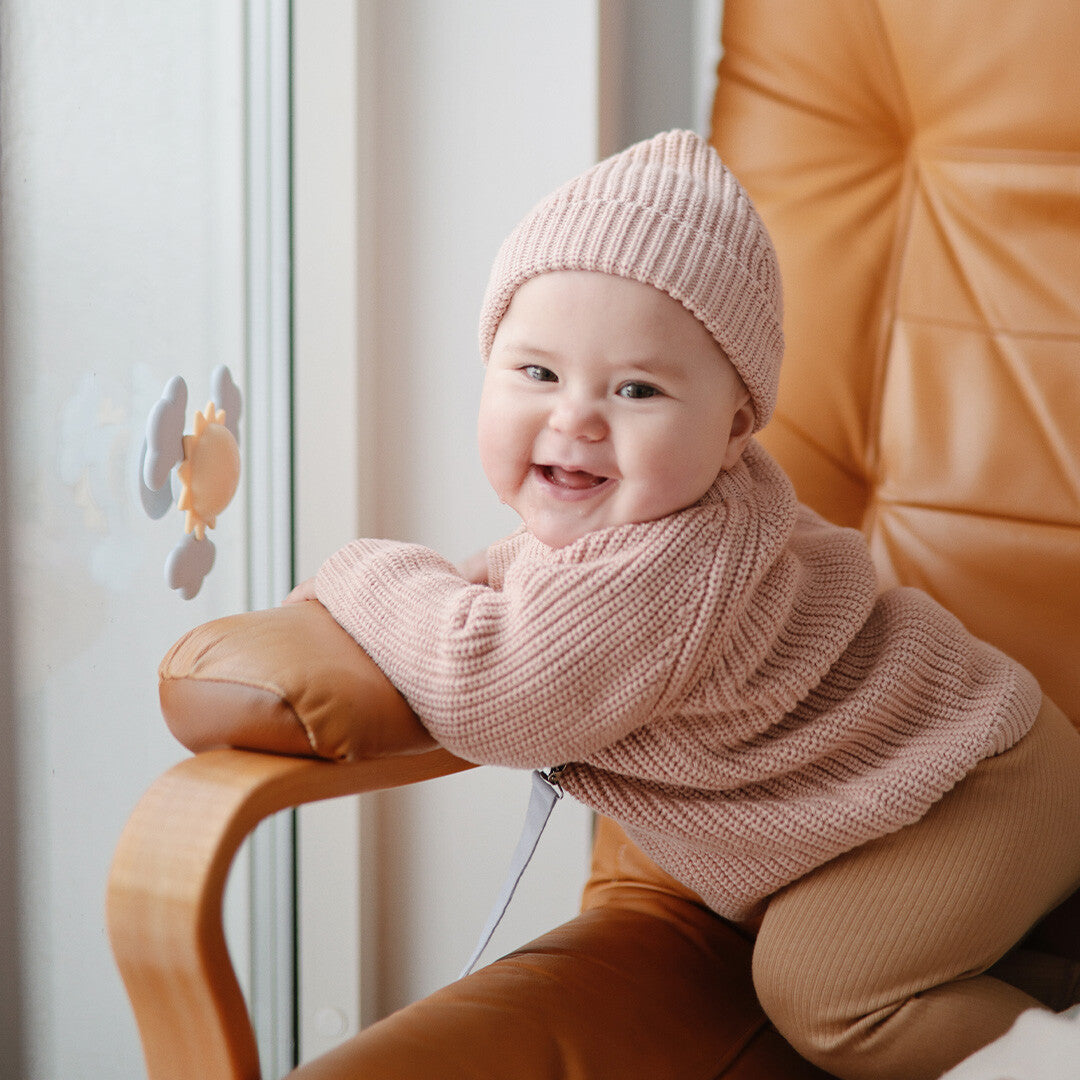 mushie babyspeeltje spinner met zuignap - sunshine | 70.711.02 | 2