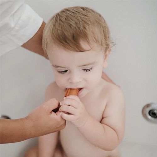 mushie babytandenborstels sand & clay - 2st | 70.013.02 | 1