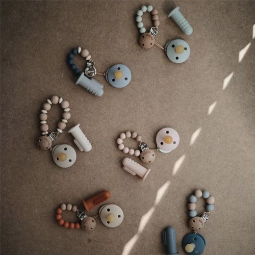 mushie babytandenborstels sand & clay - 2st | 70.013.02 | 2