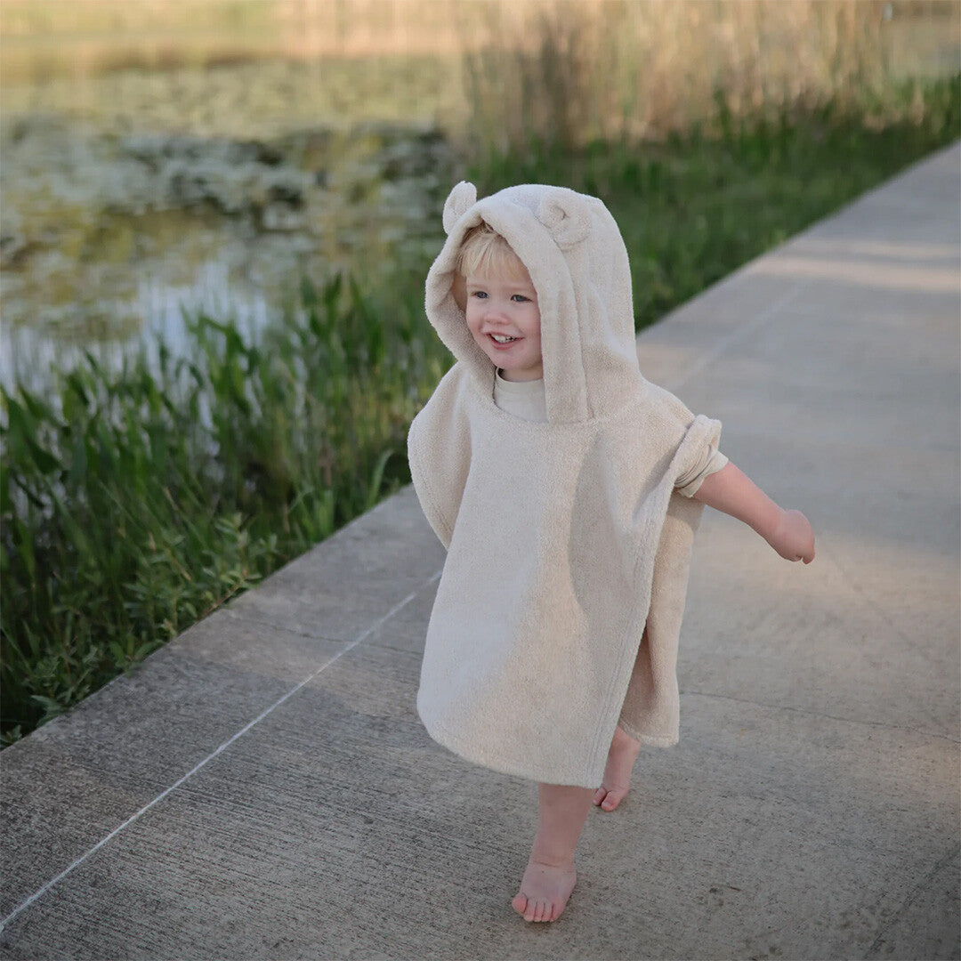 mushie badponcho beer fog - 1-3 jaar | 70.714.01 | 1