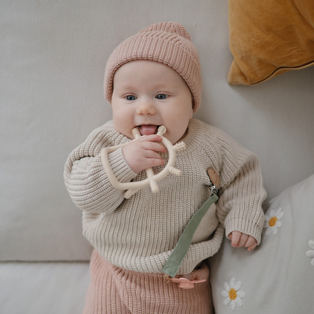 mushie bijtspeelgoed met handvat sensorisch | 70.084.02 | 4