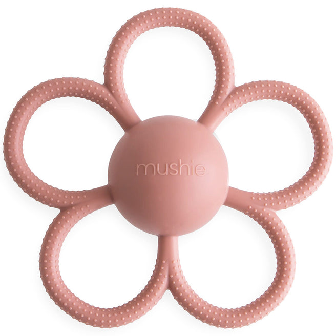 mushie bijtspeelgoed met rammelaar daisy  | 70.078.01 | 0