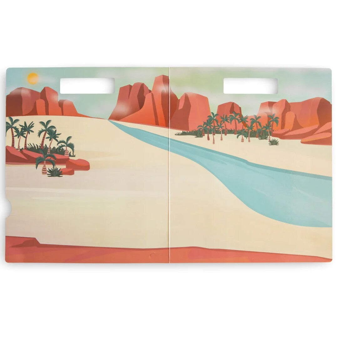 mushie herbruikbare 3D stickers met achtergrond - dino's | 70.079.01 | 1