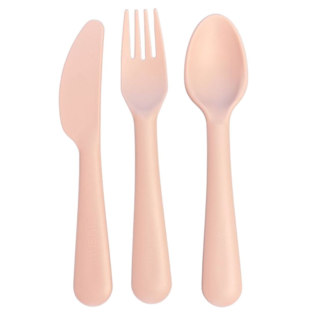 mushie kinderbestek blush - 3st | 70.094.03 | 0