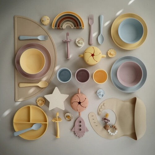 mushie kinderborden rond - soft lilac - 2st | 70.007.09 | 3