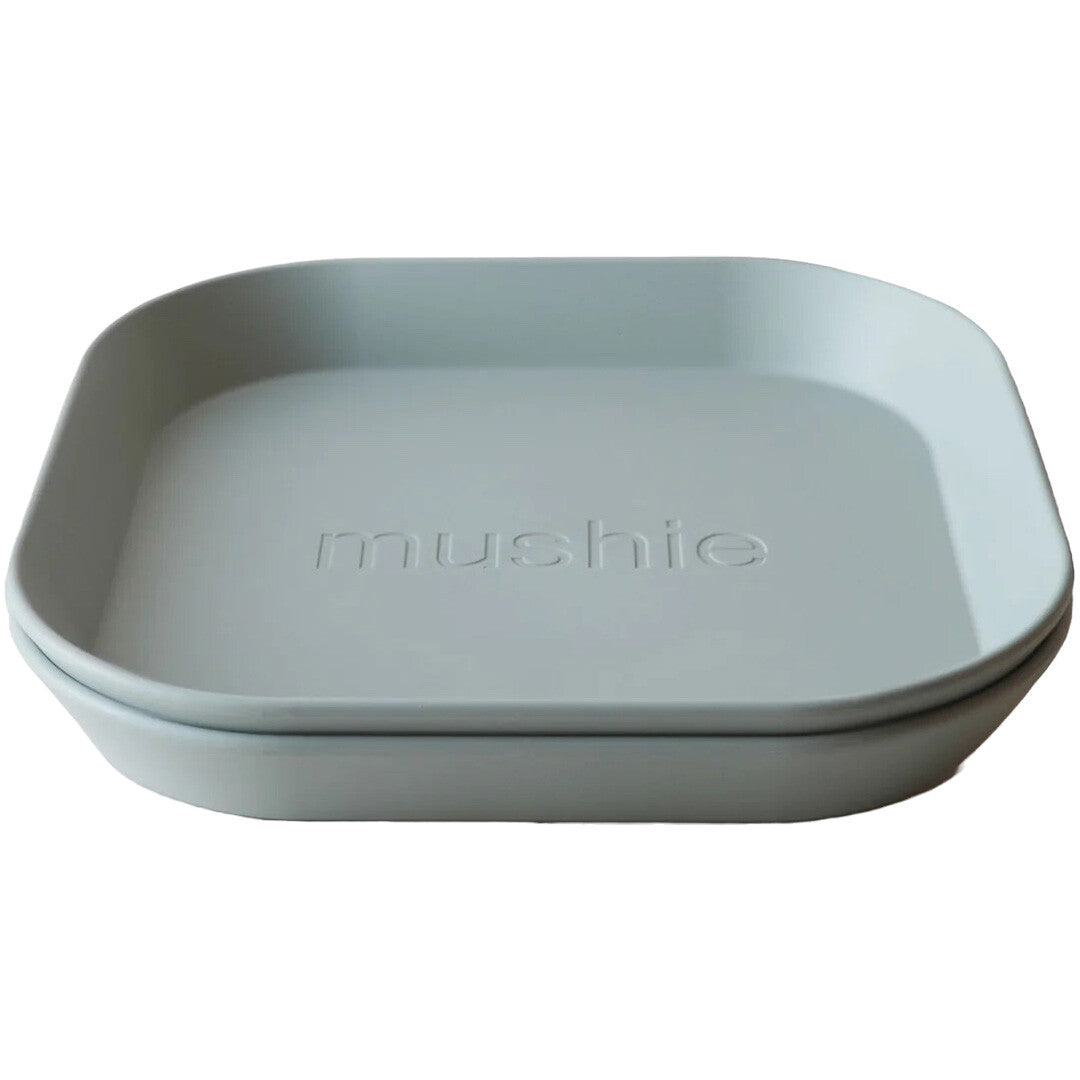 mushie kinderborden vierkant - groen - 2st | 70.007.07 | 0