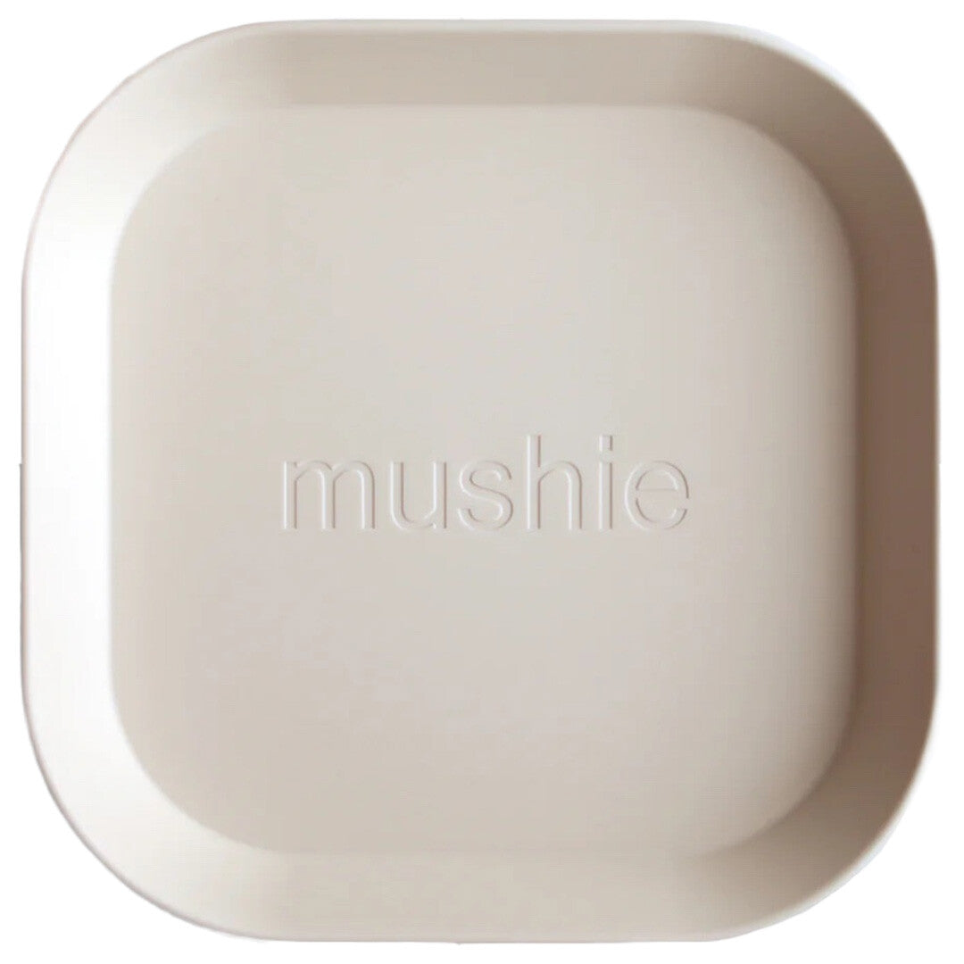 mushie kinderborden vierkant - ivory - 2st | 70.007.03 | 1