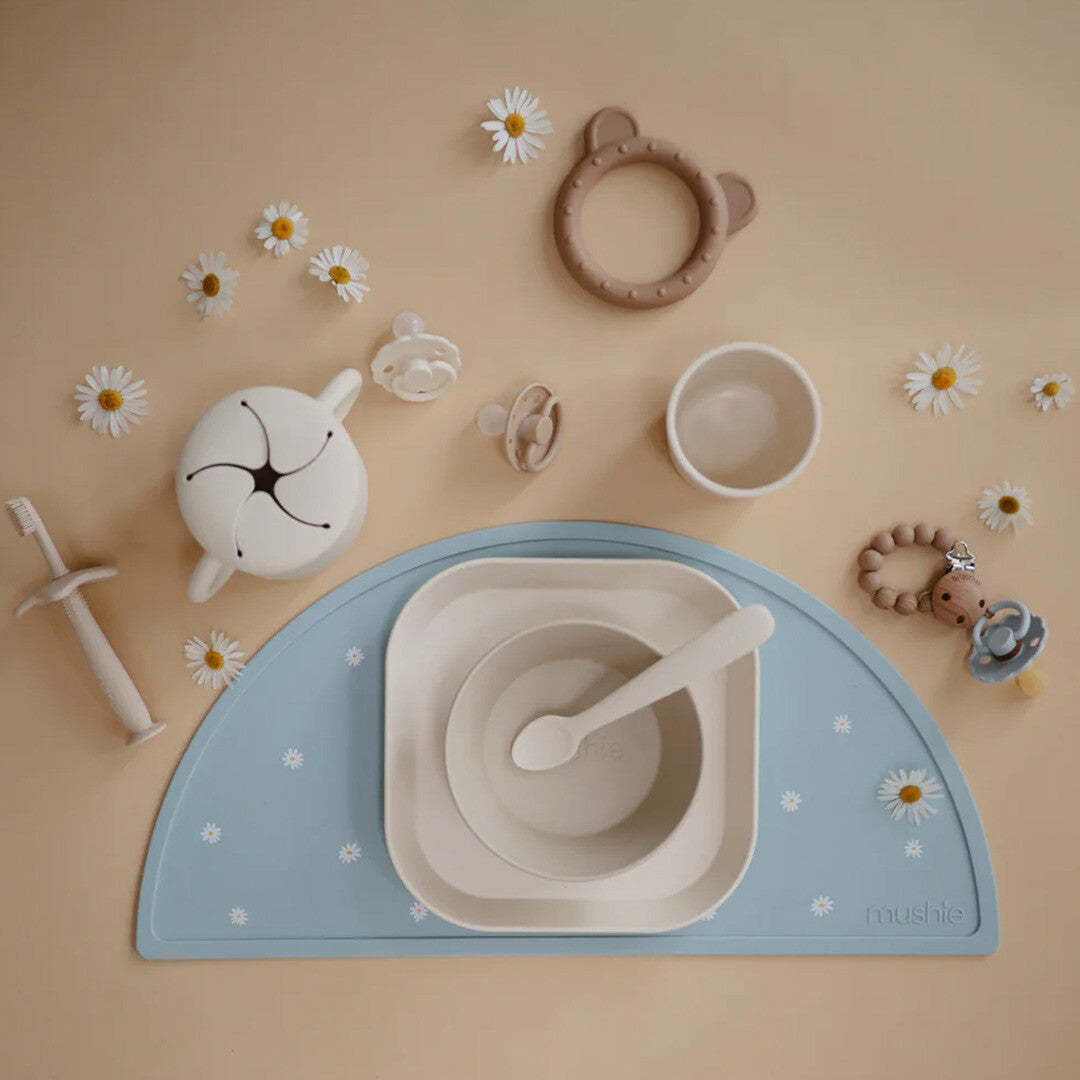 mushie kinderborden vierkant - ivory - 2st | 70.007.03 | 2