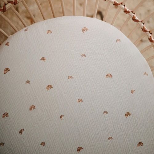 mushie kinderhoeslaken 120x60 cm - rainbow | 70.015.03 | 2