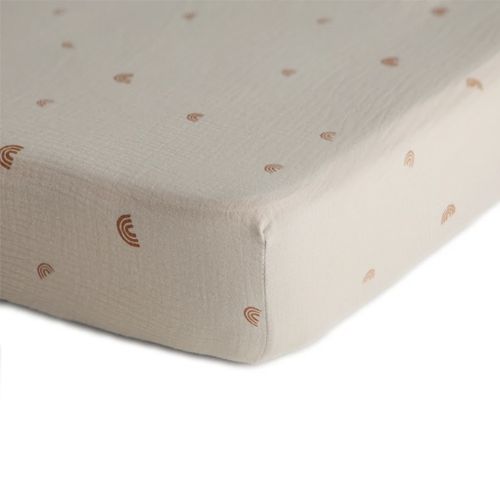 mushie kinderhoeslaken 120x60 cm - rainbow | 70.015.03 | 3