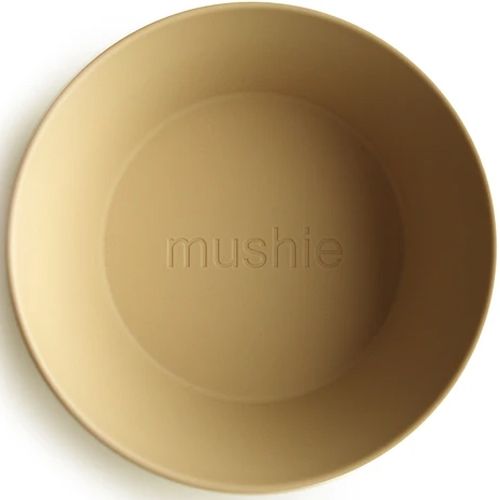mushie kinderkommen rond - mustard - 2st  | 70.008.06 | 1