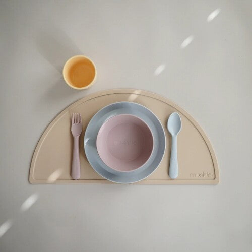 mushie kinderkommen rond - soft lilac - 2st | 70.008.09 | 2