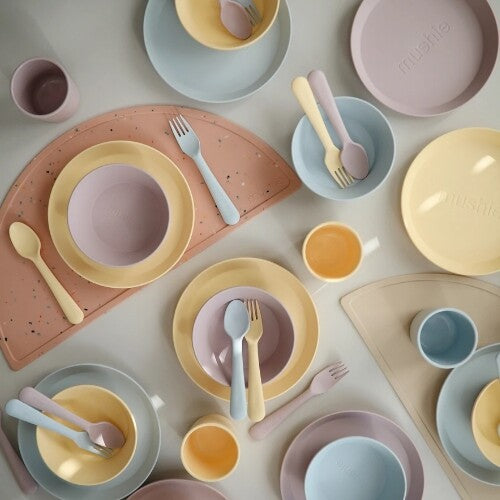 mushie kinderkommen rond - soft lilac - 2st | 70.008.09 | 5