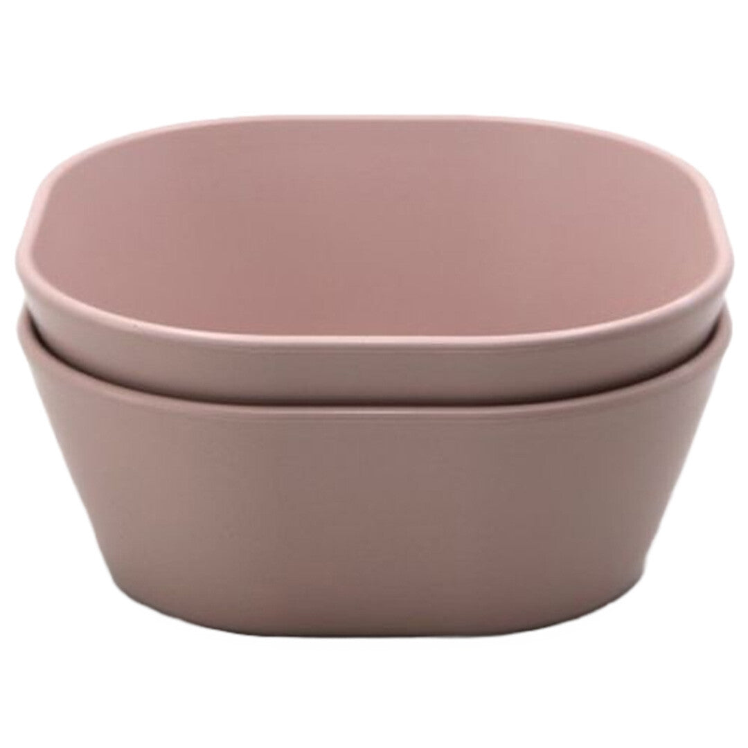 mushie kinderkommen vierkant - blush - 2st | 70.008.04 | 0