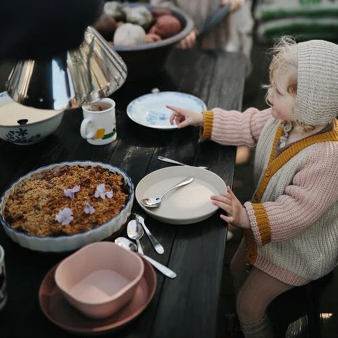 mushie kinderkommen vierkant - blush - 2st | 70.008.04 | 2