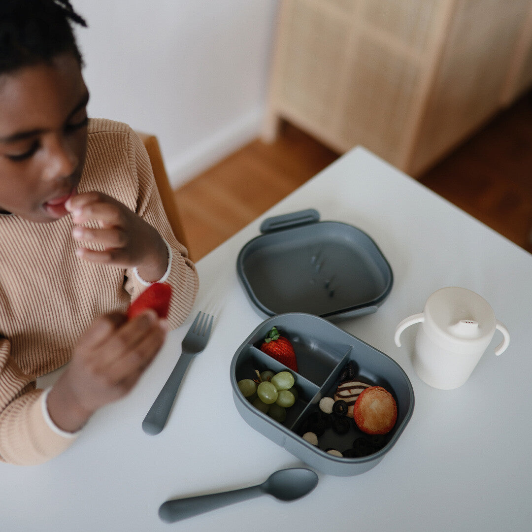 mushie lunchbox met bestek - smoke | 70.063.05 | 3