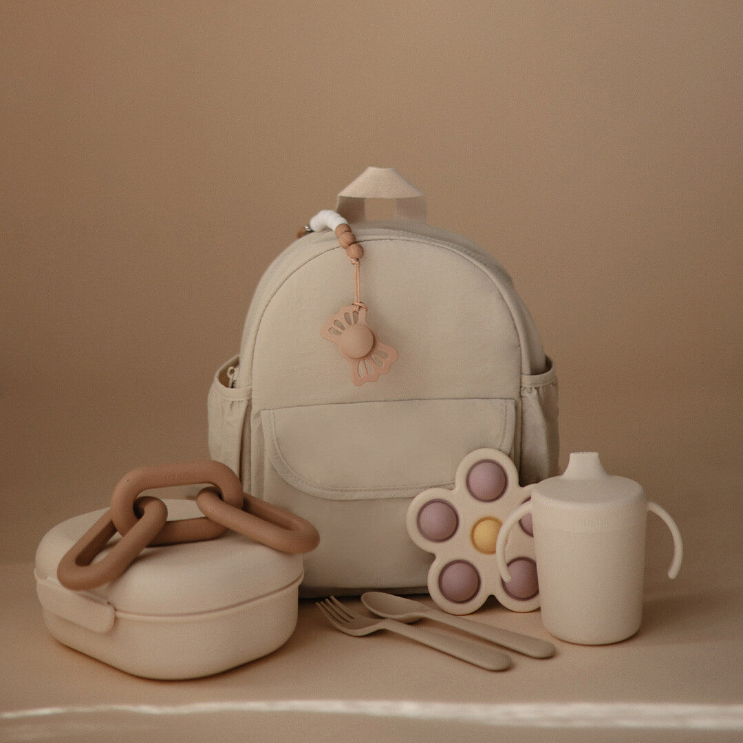 mushie peuterrugzak fog - 28 cm | 70.069.03 | 1