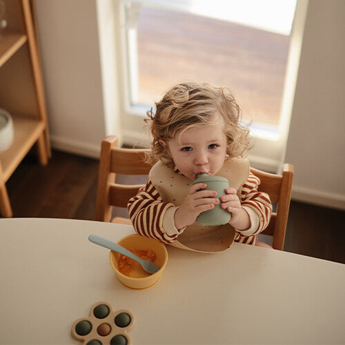 mushie siliconen babylepels pale daffodil - 2st | 70.016.10 | 2