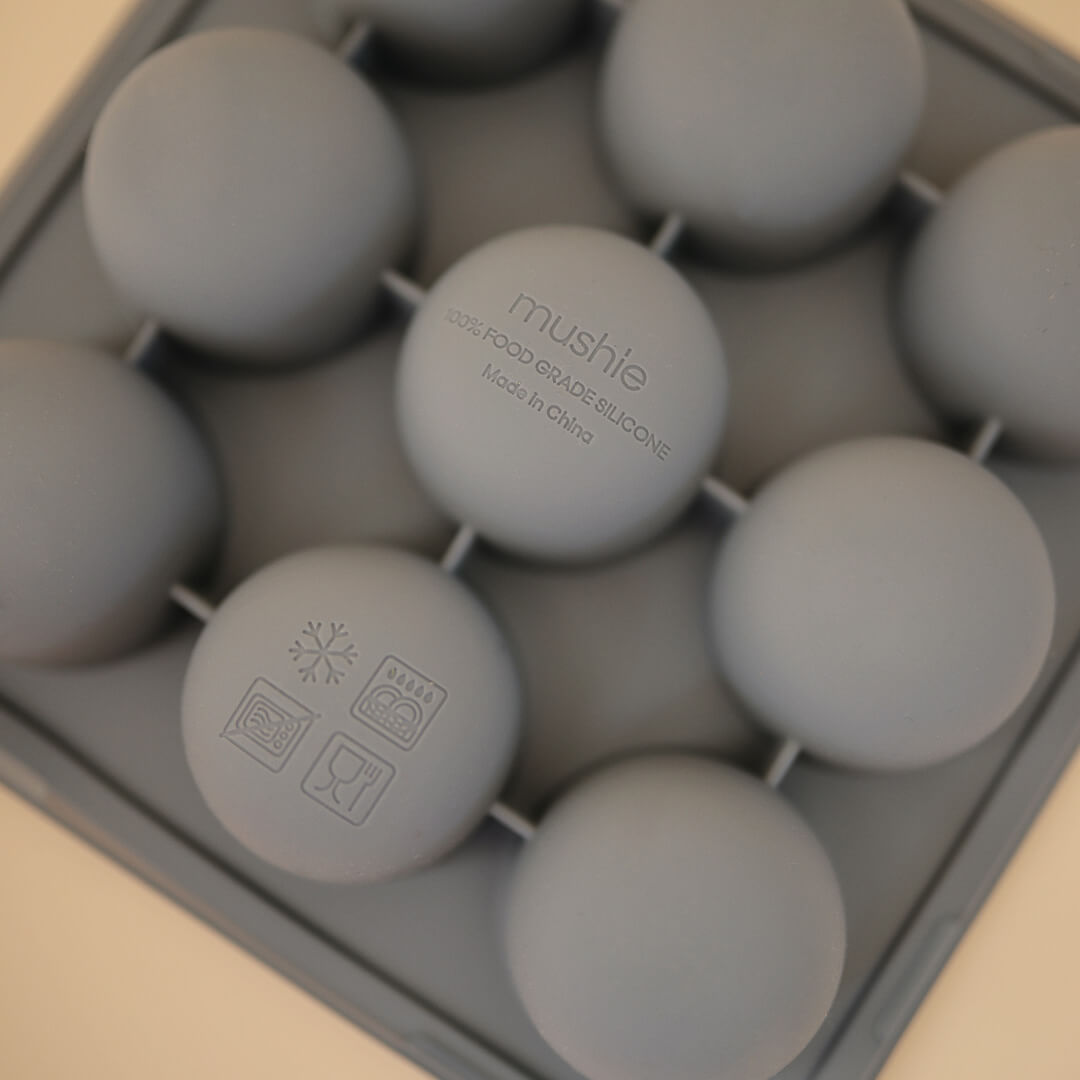 mushie siliconen invriesvorm babyvoeding - 9x45 ml - tradewinds | 70.081.03  | 3