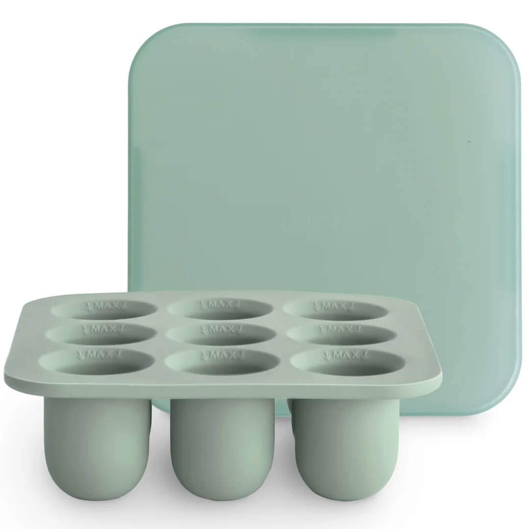 mushie siliconen invriesvorm voor fruitspeen - cambridge blue | 70.092.02 | 0