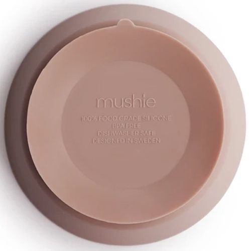 mushie siliconen kinderkom met zuignap - blush | 70.018.04 | 3