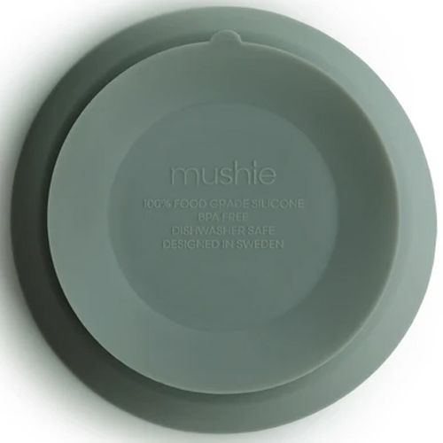 mushie siliconen kinderkom met zuignap - camebridge blue | 70.018.06 | 4