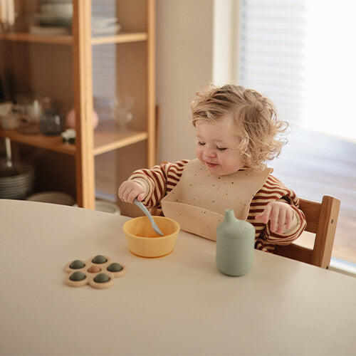 mushie siliconen kinderkom met zuignap - ivory  | 70.018.46 | 2