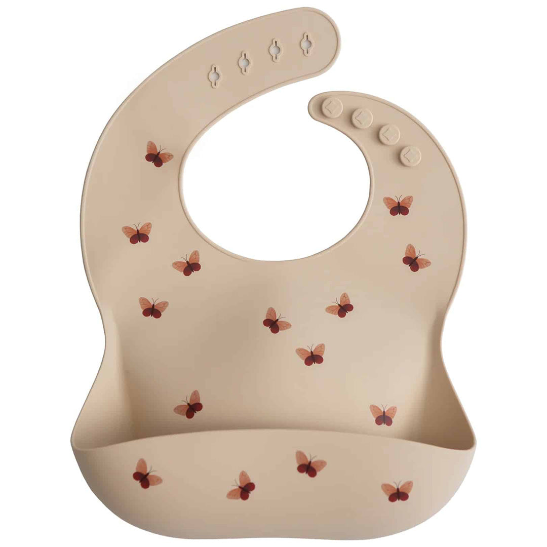 mushie siliconen slabbetje butterflies | 70.002.27 | 0