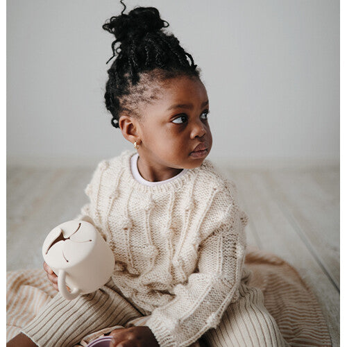 mushie siliconen snackbeker - ivory | 70.026.46 | 3