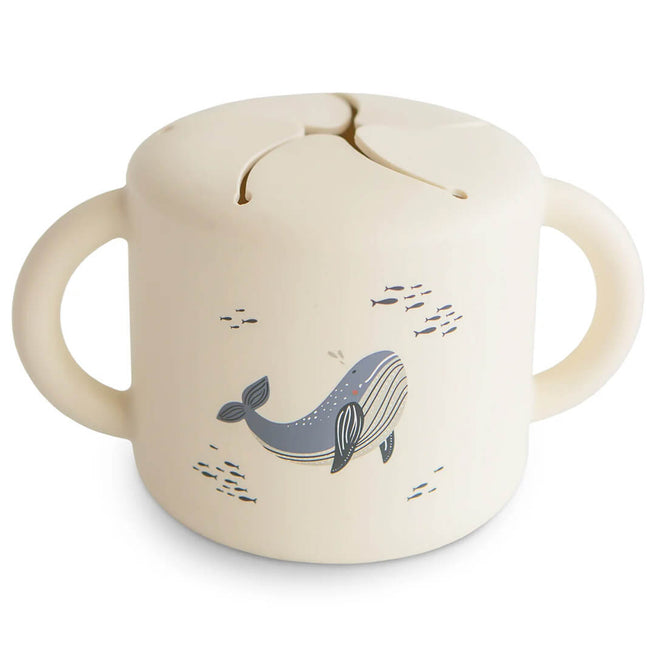 mushie siliconen snackbeker - whales | 70.026.61 | 0