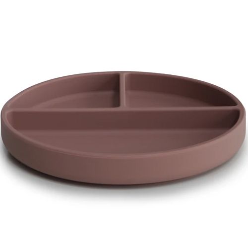 mushie siliconen vakjesbord met zuignap - cloudy mauve | 70.017.12 | 1