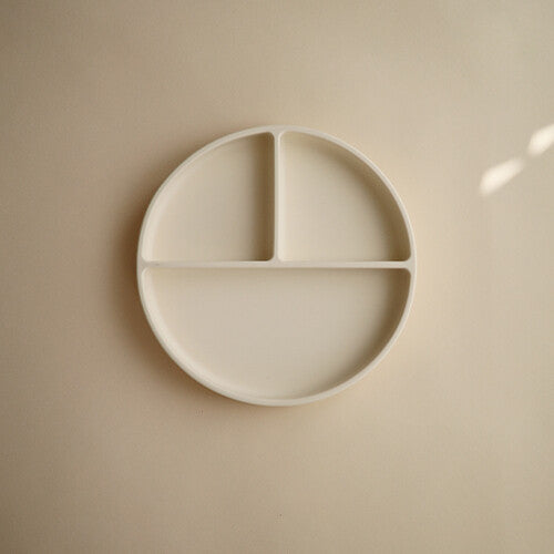 mushie siliconen vakjesbord met zuignap - ivory  | 70.017.46 | 2