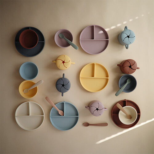 mushie siliconen vakjesbord met zuignap - ivory  | 70.017.46 | 4