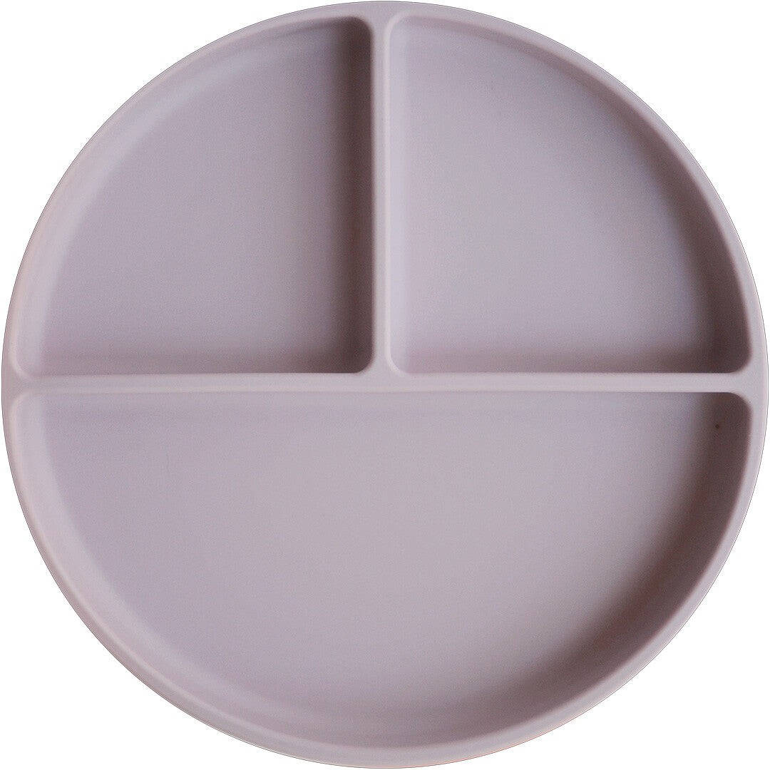 mushie siliconen vakjesbord met zuignap - soft lilac | 70.017.42 | 0