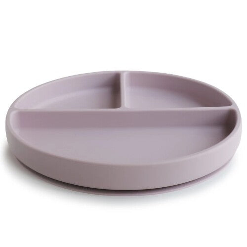 mushie siliconen vakjesbord met zuignap - soft lilac | 70.017.42 | 1