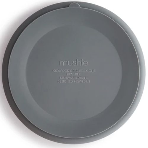 mushie siliconen vakjesbord met zuignap - stone | 70.017.10 | 1